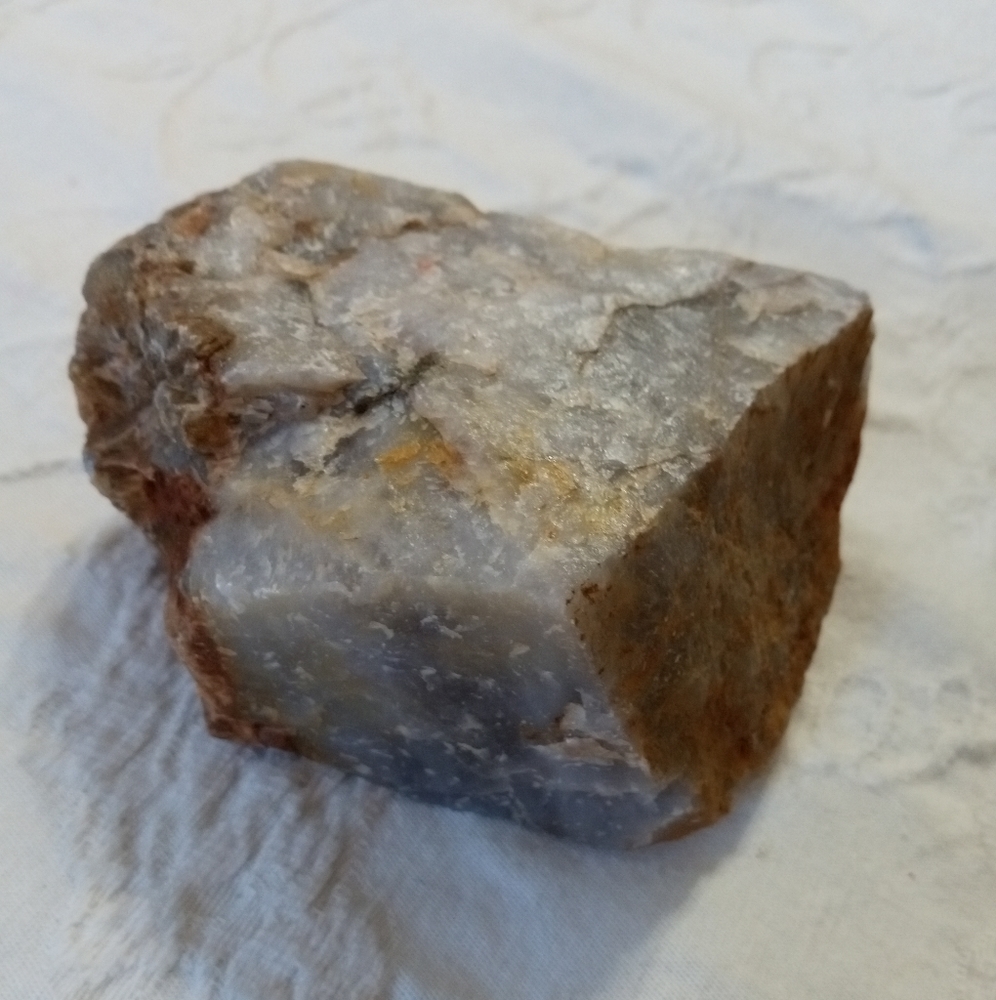 Raw Colorado smoke milk agate